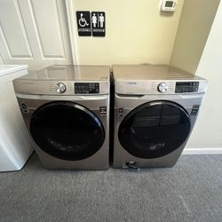 Samsung Champagne Front Load Set