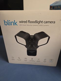Wired floodlight security camera