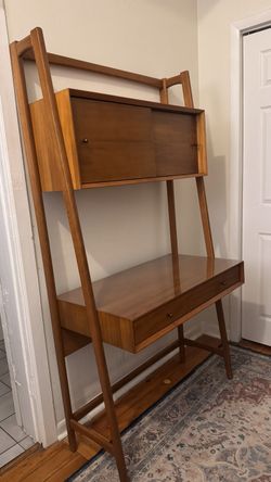 Acorn Mid-Century Wall Desk (38") with Storage - Mint Condition (West Elm) 50% off!