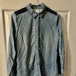 Like new Denim Long Sleeve Shirt