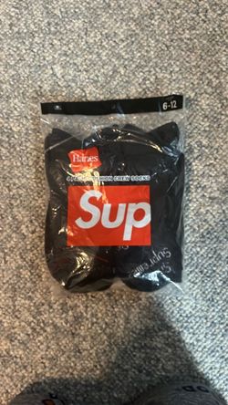 Black supreme socks