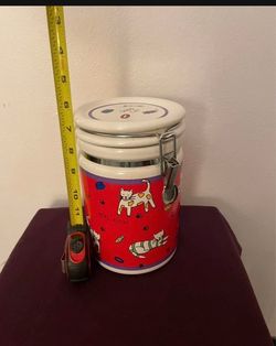 Vintage cat food stein