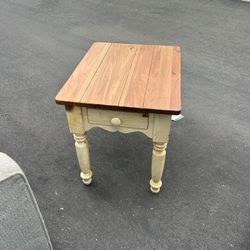 Wooden End Table