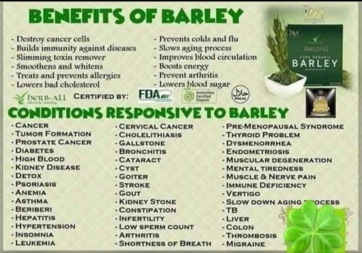 Amazing Pure Organic Barley