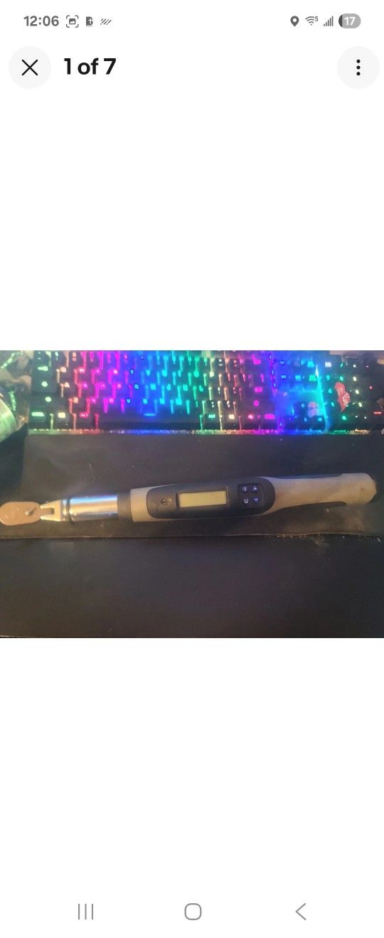 Snap On Older 1/4 Digital Torque Torque Wrench