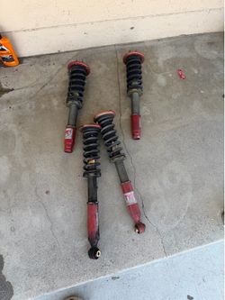 Complete set of 4 Function & Form Type 1 coilovers for Acura Tl 2004-2008