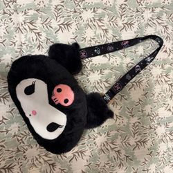 Kuromi Plush Crossbody Bag