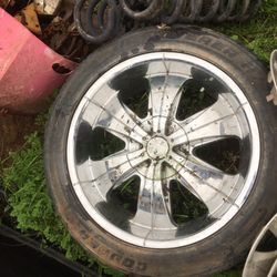 Chevy 20 rim 5x5 spare only 1