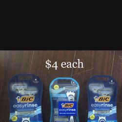 Bic Easy Rinse Razor $4 Each