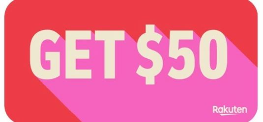 Get US$50 just creating a Rakuten account