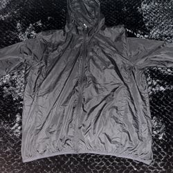 Black Basic Editions windbreaker jacket Size XL