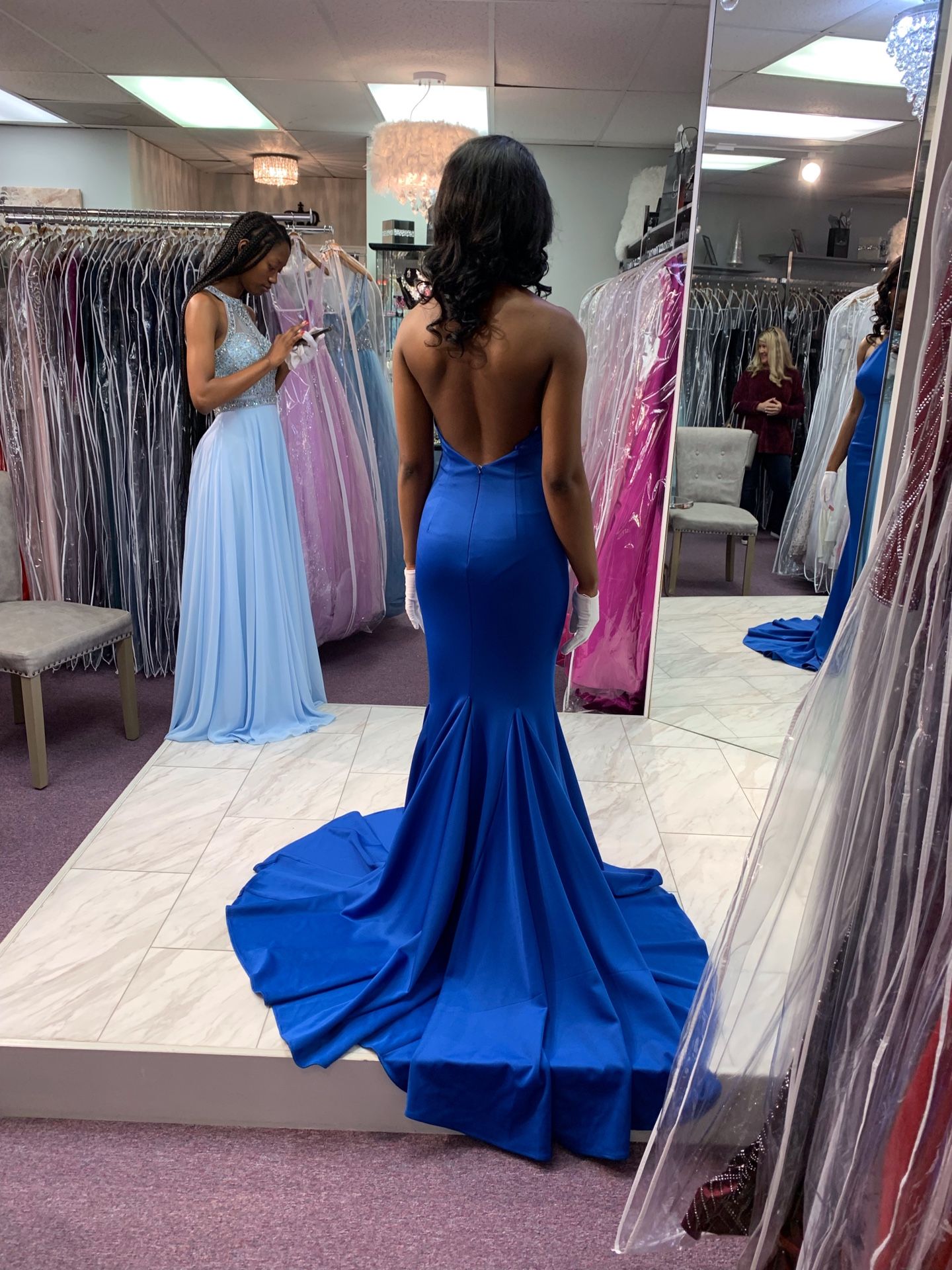 Blue Mermaid Dress