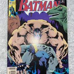 Vintage DC Batman Comic newsstand edition