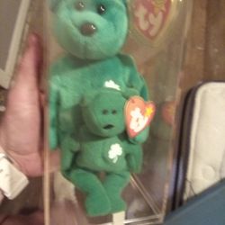 CLOVER THE BEAR ty Beanie Baby Rare Mint Condition 