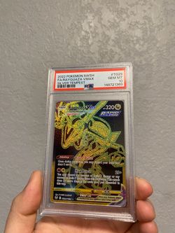 Pokemon Rayquaza Vmax GOLD PSA 10