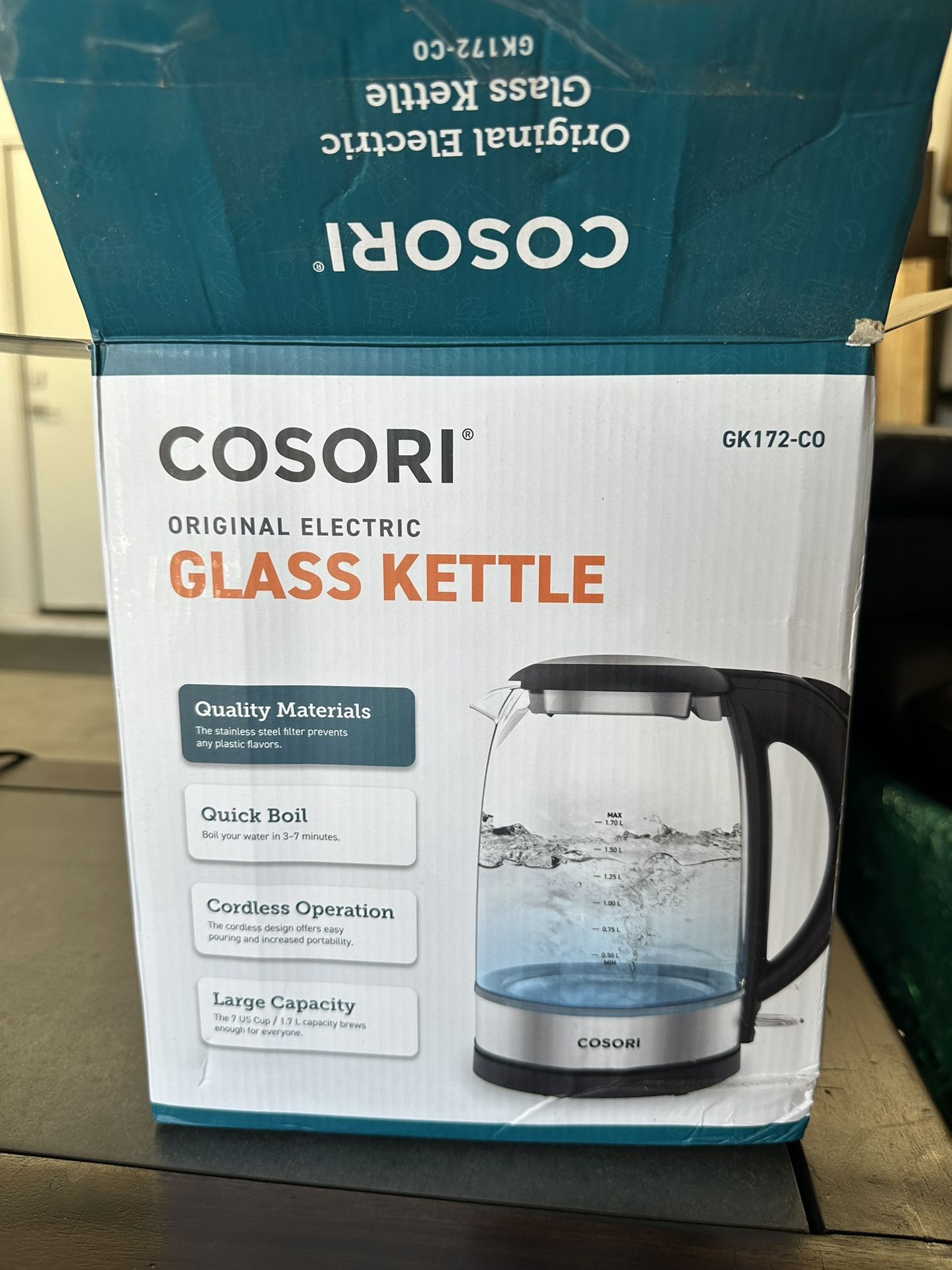 Cosori Glass Kettle- OBO