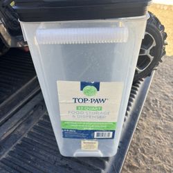 Bote para comida de mascotas