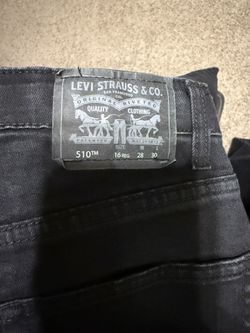 28x30 Slightly Used Boys Levi Jeans 2 Pair