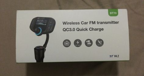 Wireless Car FM Transmitter.
