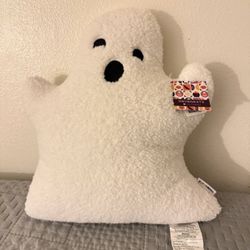 Novogratz White Ghost Pillow
