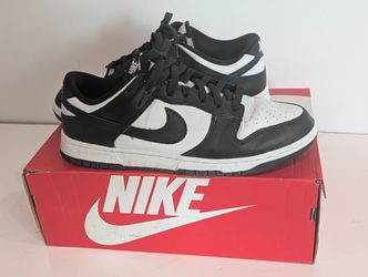 Nike Dunk Low Retro Black White Panda Size 10.5 DD1391-100 Sneakers Shoes