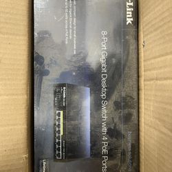 8-Port Gigabit Desktop Switch with 4 POE Ports