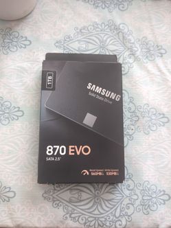 Samsung SSD 870 EVO 1 TB brand new