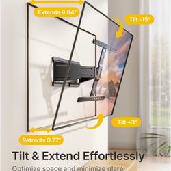 Ultra Slim TV Wall Mount for 43-90 Inch TVs - New (In Box)