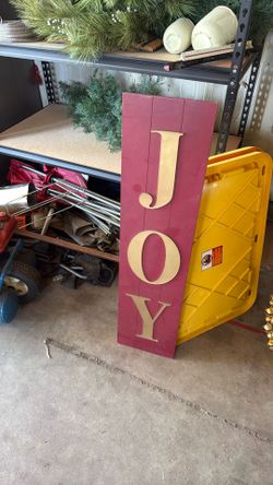 3ft Christmas Joy Sign 