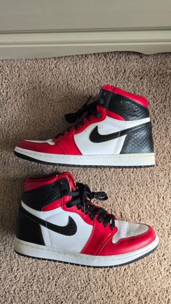 Nike Air Jordan 1 High Satin Snake Chicago Bred Women's SZ 9.5W