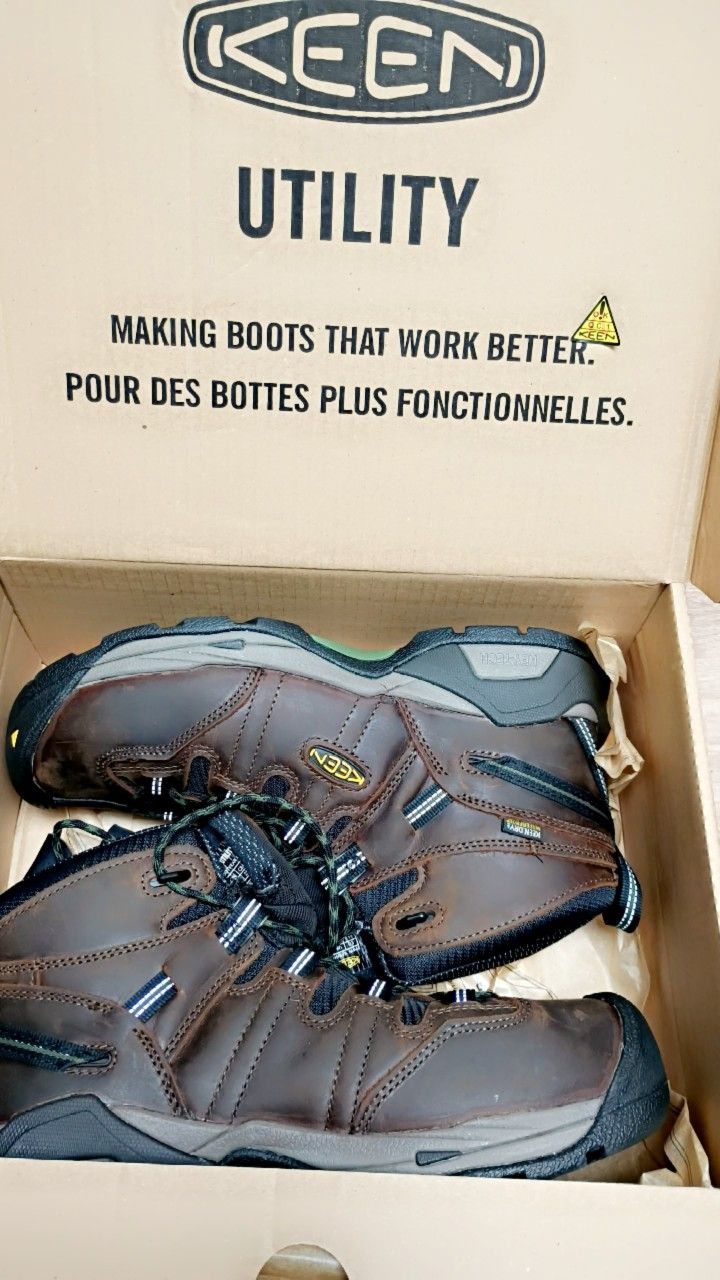 Steel Toe Utility Boots Size 11