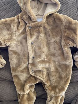 Baby Fleece Footed Jumpsuit Size 3-6M