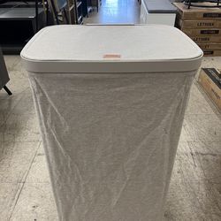 SONGMICS 26.4 Gal. Laundry Basket Hamper w/ Lid and Handles - Beige