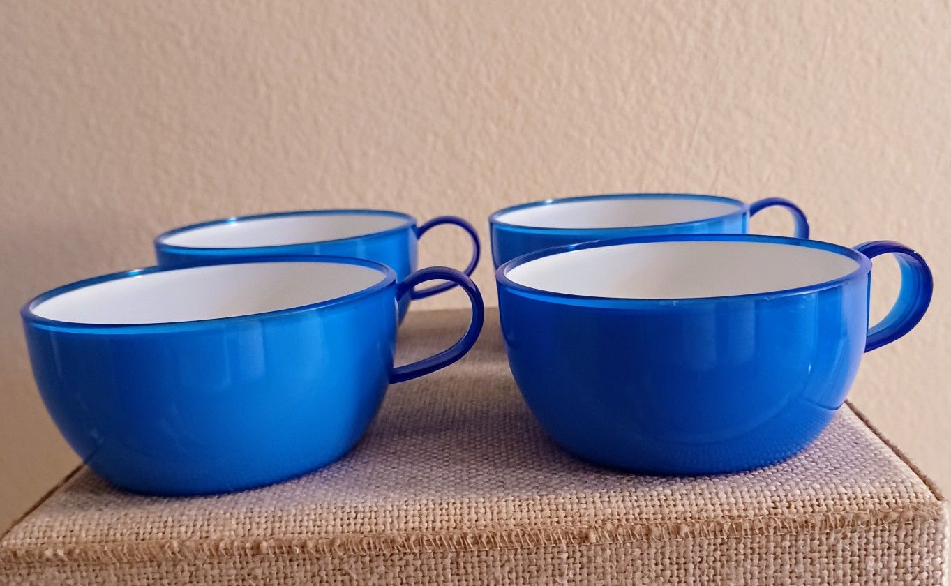 Vintage British Airways Cups • Set of Four