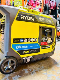 RYOBI GAS 2300 WATTS INVERTER SUPER QUIET GENERATOR LIKE NEW