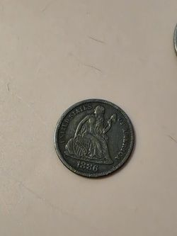 1886 SEATED LIBERTY DIME