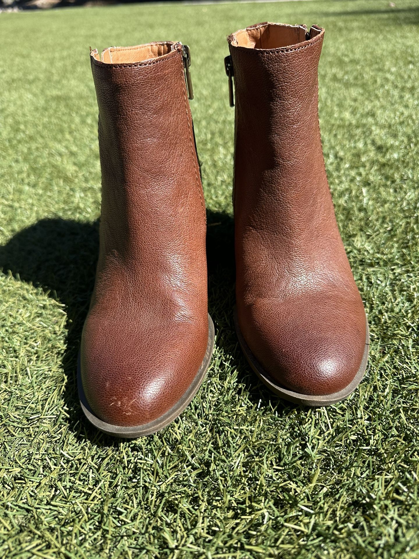 Brown Leather Boots 
