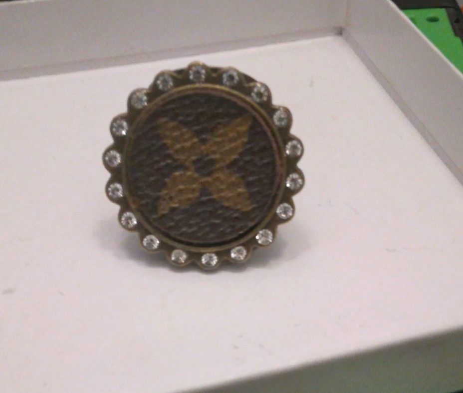 Designer Upcycled CZ Ring