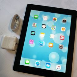 iPad 4 th Generation  , iCloud Unlocked,   Wi-Fi  Internet Access  , Excellent Condition Like New 
