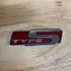 OEM Acura TL Type S Badge