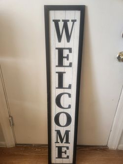 Lrg Outdoor Welcome Sign