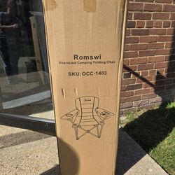 BRAND NEW Oversized Camping Chairs Set of 2