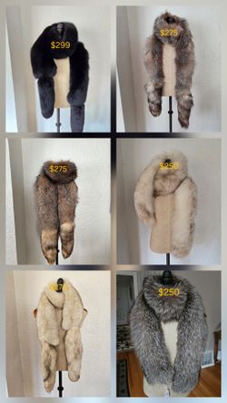 Fox Fur Scarf, Boa, Wraps, Stole Individually Priced NO OFFERS 
