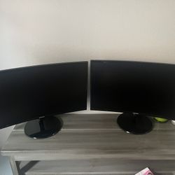 Samsung 27” Curved Monitor (Pair)