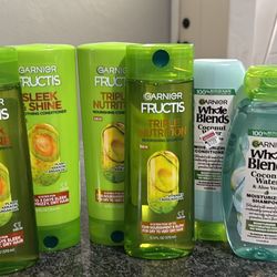 Garnier Fructis and Whole Blends Shampoo and Conditioner