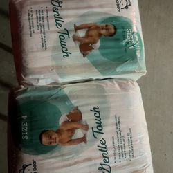 Gentle Touch Size 4 diapers