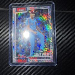 2025 Topps Jhoan Duran Rainbow Foil Holo Phillies Twins NM🔥