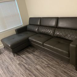 Leather Sectional