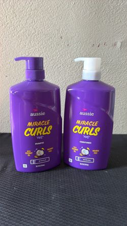 aussie miracle curls shampoo & conditioner