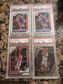 Cade Cunningham PSA 10 rookie cards lot